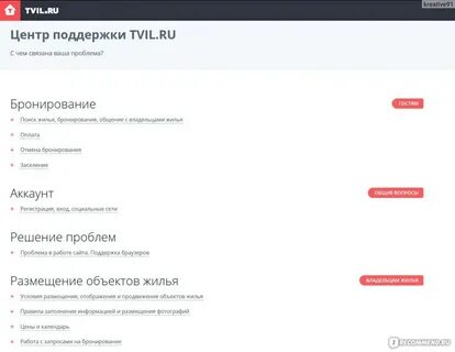 Бронирование твил