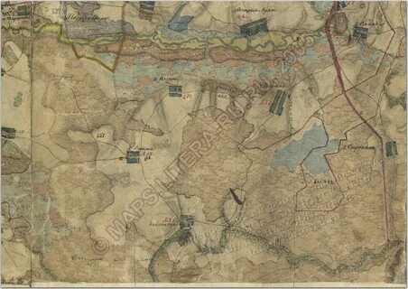 Карта менде нижегородской губернии 1850 с привязкой