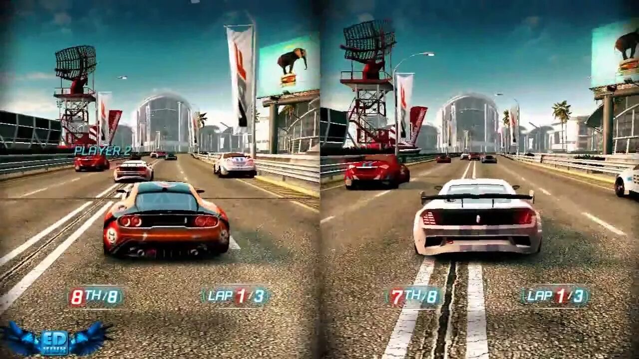 Новый бесплатные игры на 2. Split/second: Velocity (ps3). Split second 2 на ПК. Сплит секонд сплит скрин. Split second Velocity ps3 Split Screen.