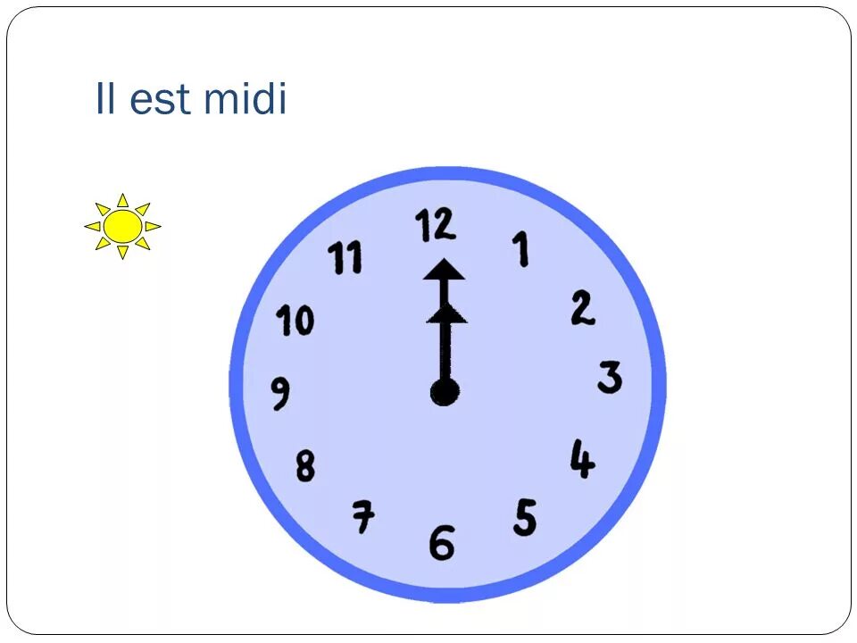 Il est bien. Quelle heure est-il вопрос. Il est Midi ou il est Minuit или il est et demie. Вопросы на французском il est Midi. Il est Midi перевод.