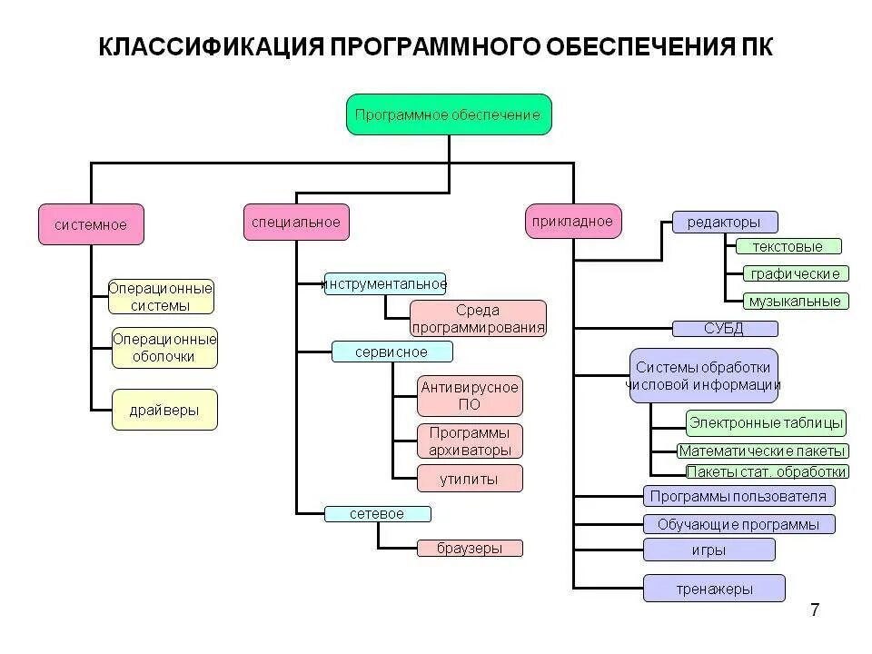 Перечислите и опишите виды по
