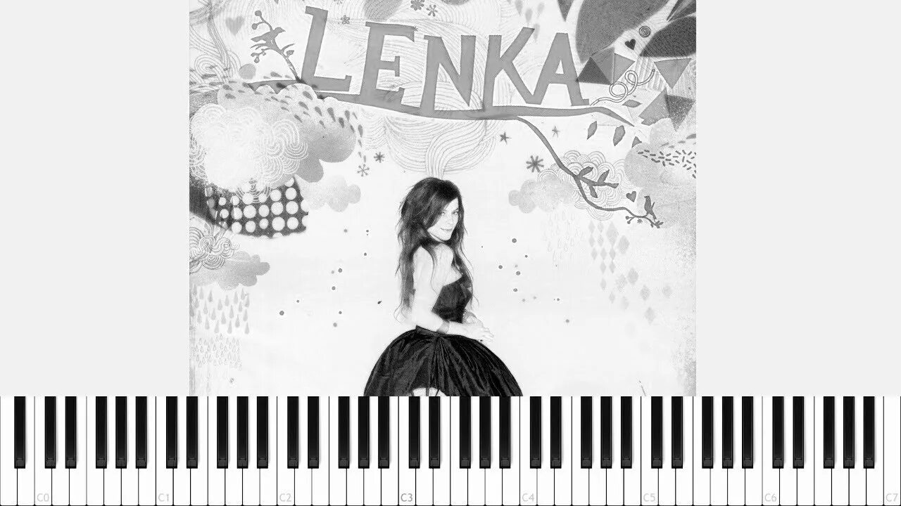 Lenka trouble is. Ноты для фортепиано lenka - trouble is a friend.