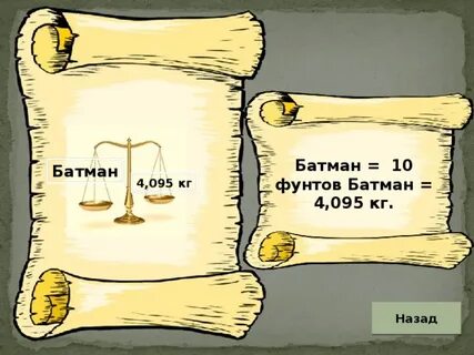 Малая мера веса