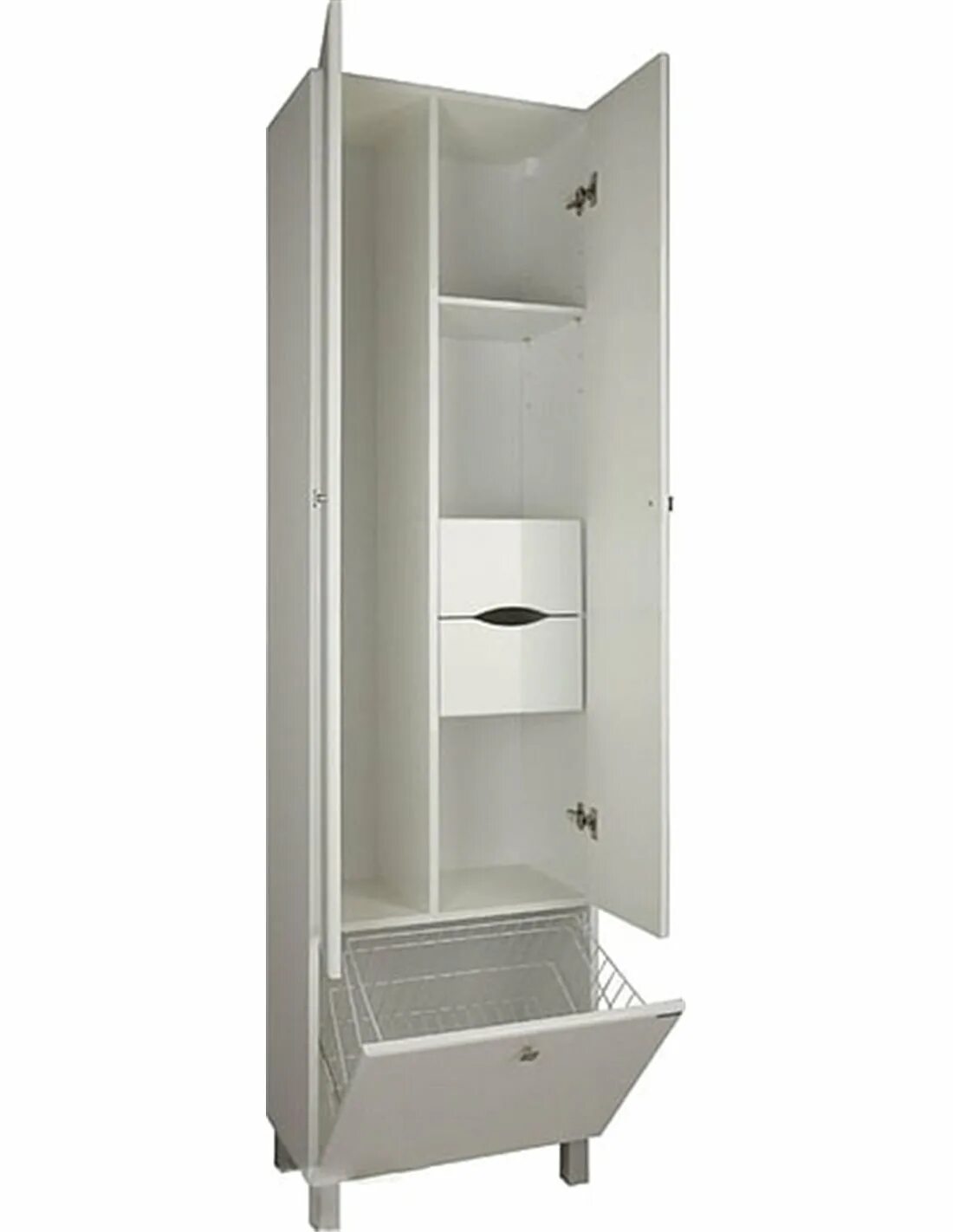 Шкаф - колонна двустворчатая Aquaton Симпл 1a137403sl010