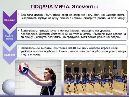 Подать мяч