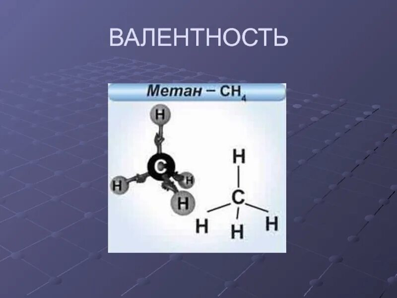 Валентность углерода в водородных соединениях