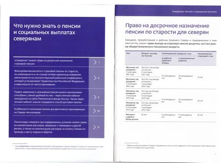 Пенсия женщинам северянам