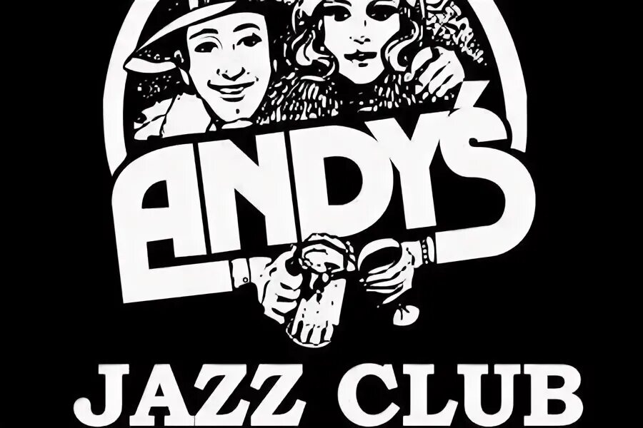 Andys home. Jazz club andys. jazz club logo. andis logo. logo andy.