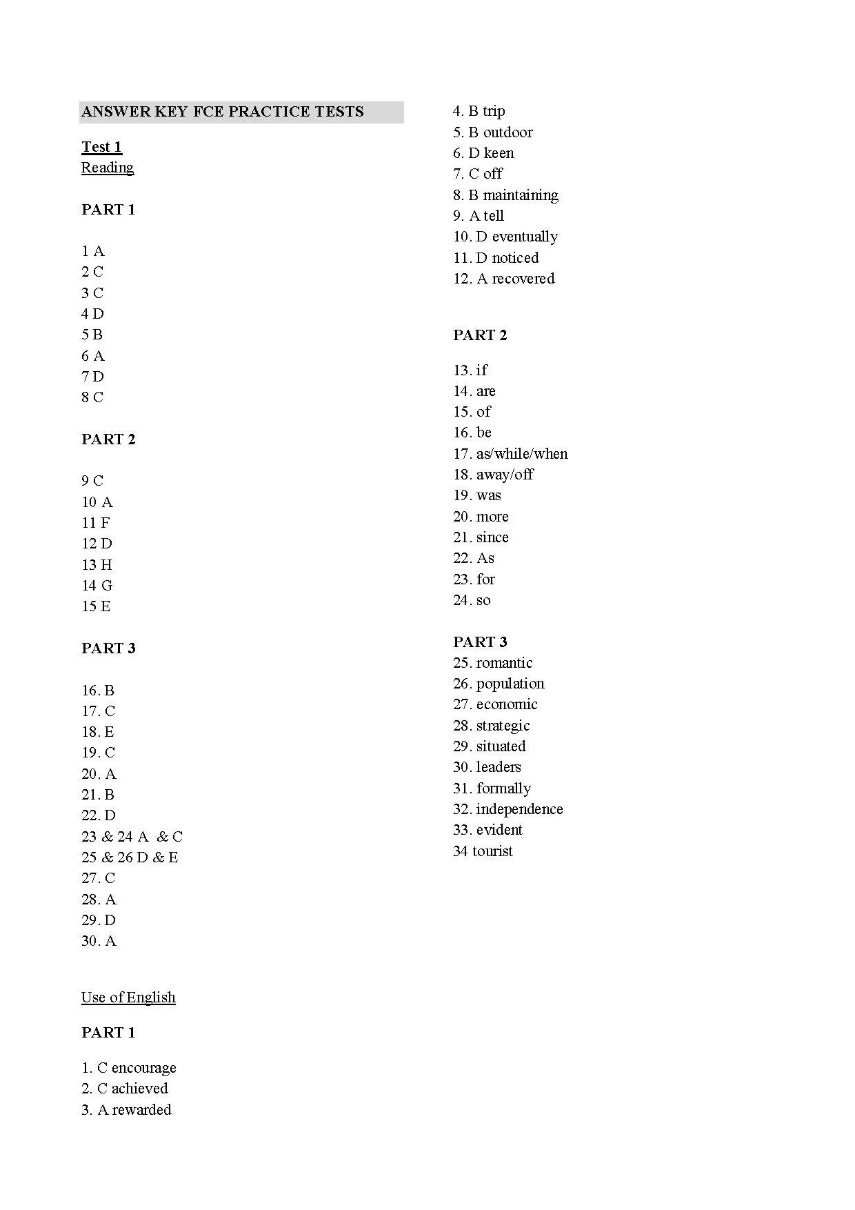 Use test ответы. Key english test 1 answer. practice test 4 ответы. fce exam practice tests. practice test 1 exam ответы.