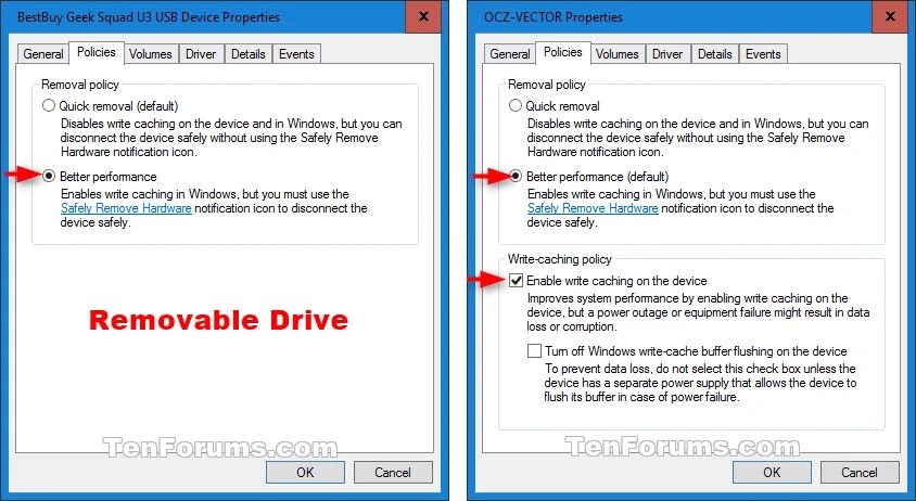 Windows write. Disk cache. Writing Windows device Drivers course Notes. Check if the device is turned off. Write enable