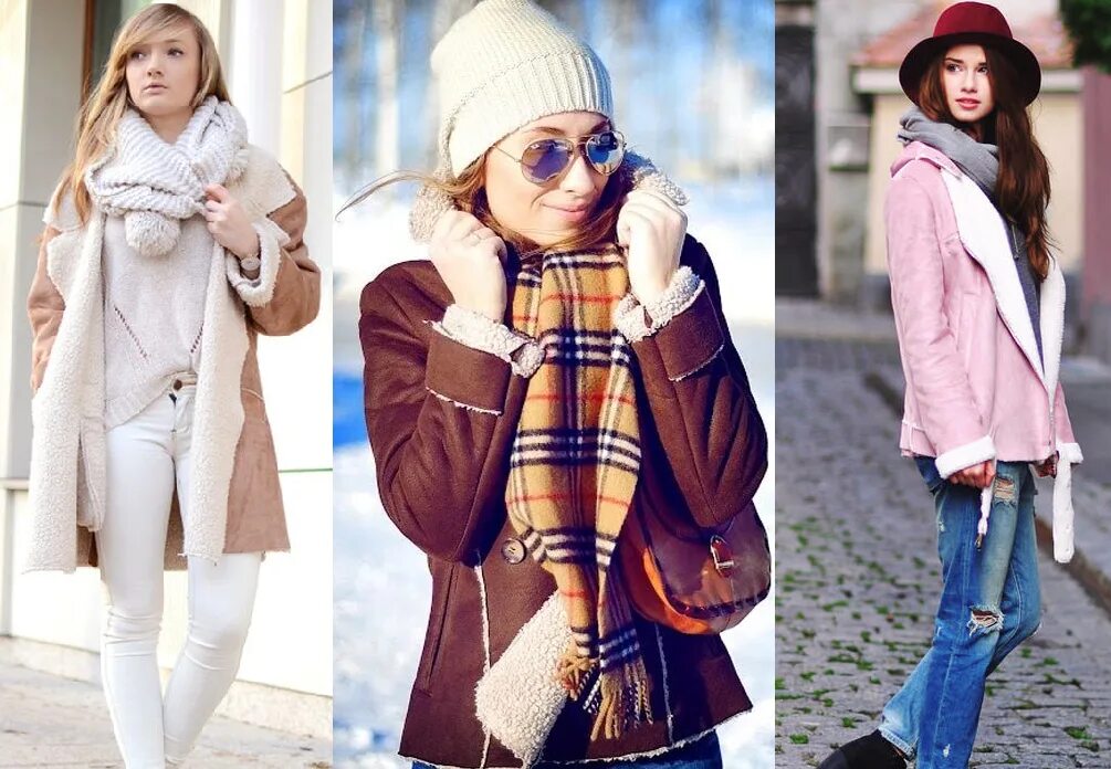 Шарф с дубленкой. Обувь к дубленке авиатор. Платок с косухой. Шарф с дубленкой. Как носить шарф с авиатором.