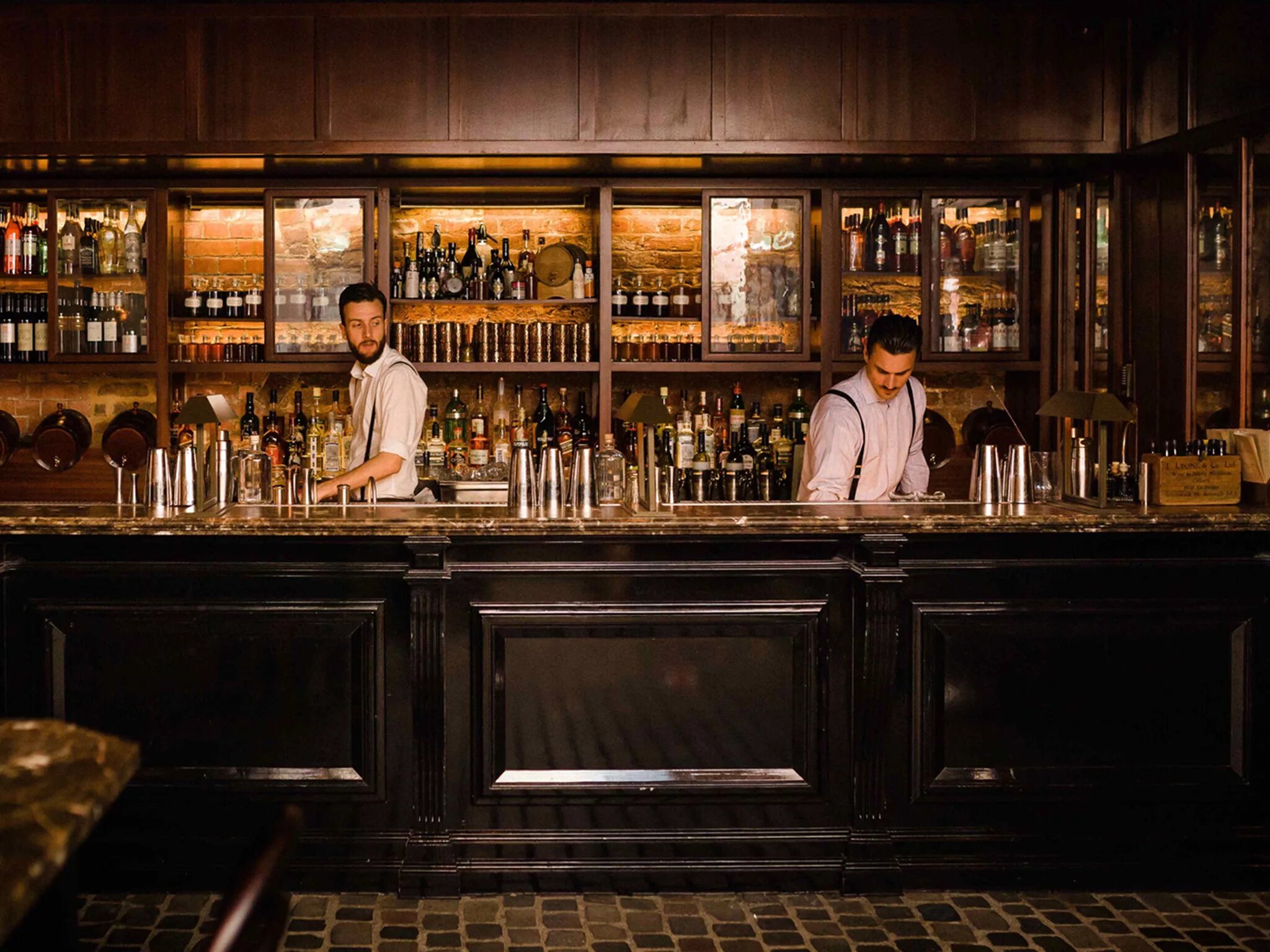 Stand of the bar