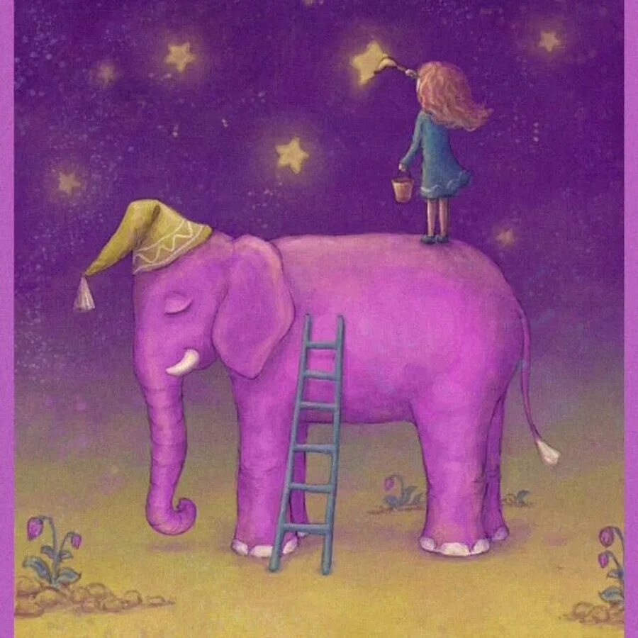 Сказку про розового. Файно Салмина Саша иллюстрации. Саша Салмина художник. Розовый Слоник. Розовые слоны.