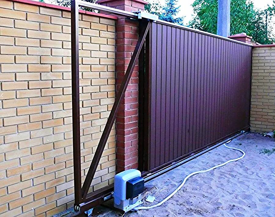 Установка автоматических откатных ворот. Откатные ворота 340\190. откатные ворота 4300. откатные ворота 3м. откатные ворота дорхан монтаж.