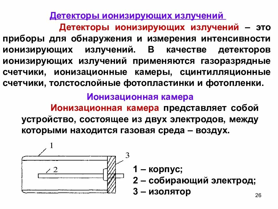 Ионизирующие детекторы