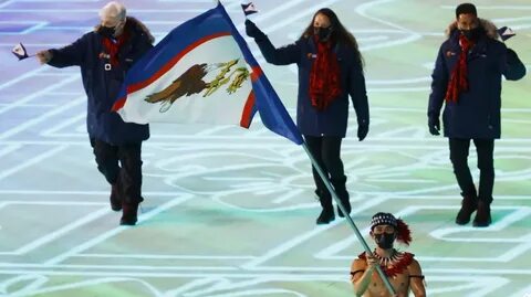 Всадник на открытии олимпиады