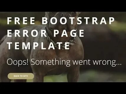 Bootstrap error