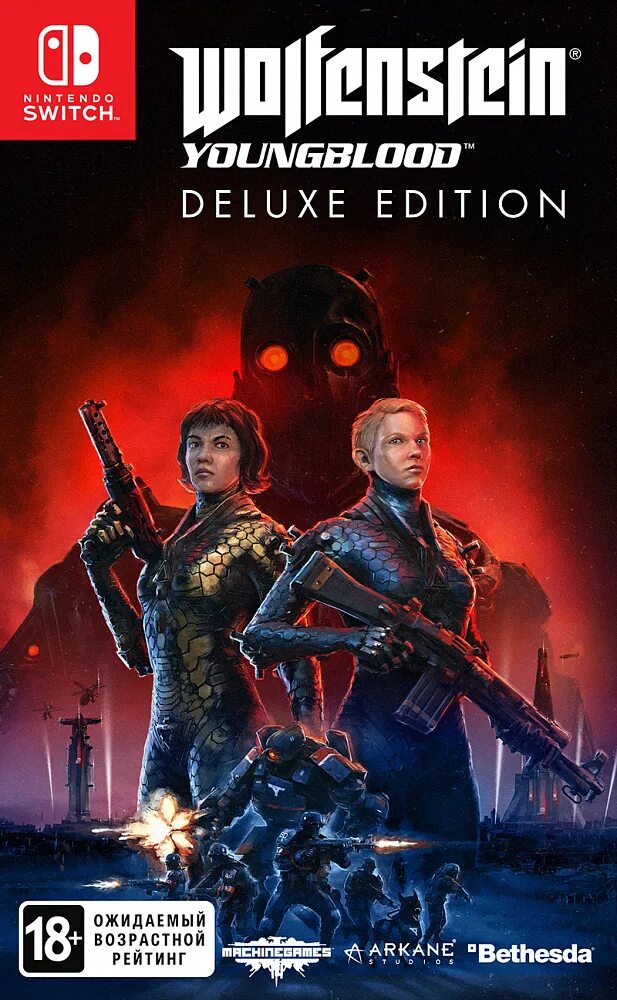 Wolfenstein: Youngblood. Wolfenstein Youngblood на Нинтендо свитч. Wolfenstein 2 Nintendo Switch.