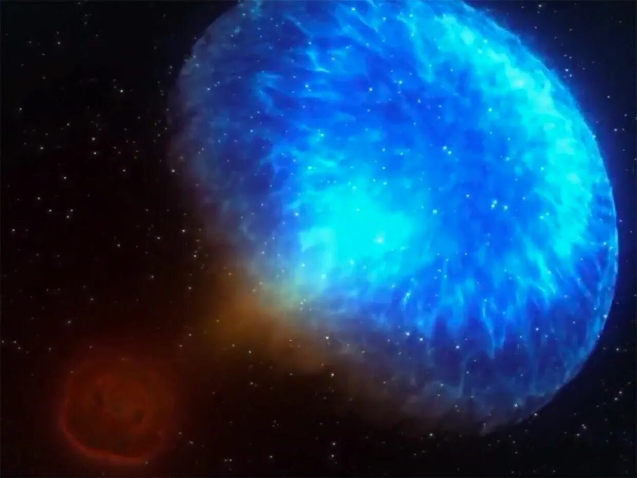 Neutron star collision