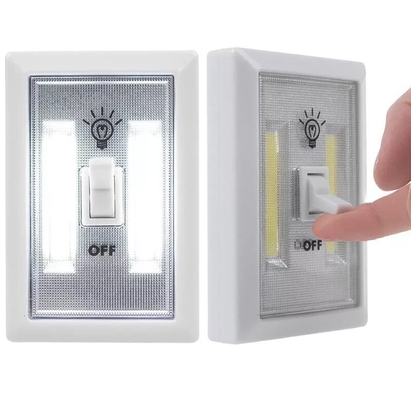 Беспроводной лед светильник. 1 led-светильник - выключатель handy light switch. светильник старт pl-2led-cob белый. беспроводной led светильник cob light. led светильник лампа выключатель на батарейках 3вт на магните, липучке.