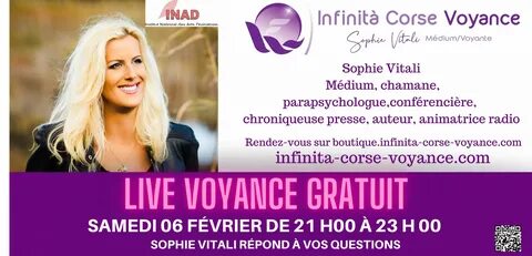 Sophie Vitali médium en live voyance gratuit Événements