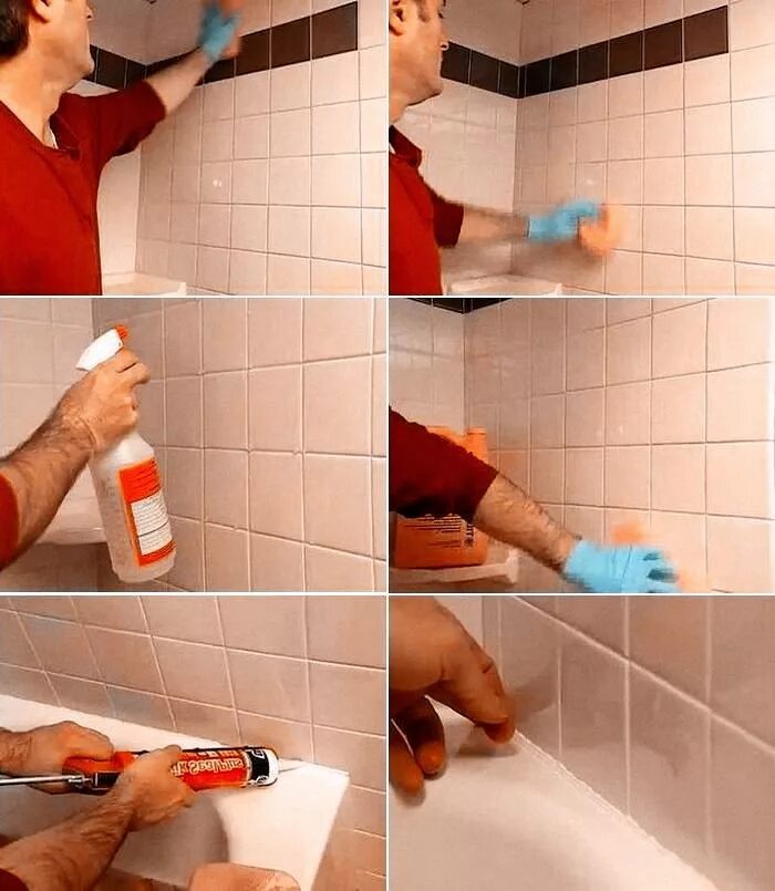 Покрасить плитку в ванной. Преобразить старую плитку. Преобразить старую плитку. Перекраска плитки в ванной. Декорирование старой плитки.