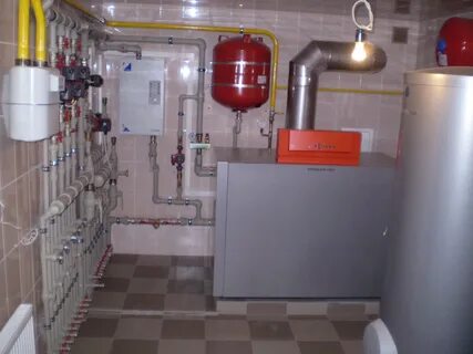 Стены газовой котельной в частном доме