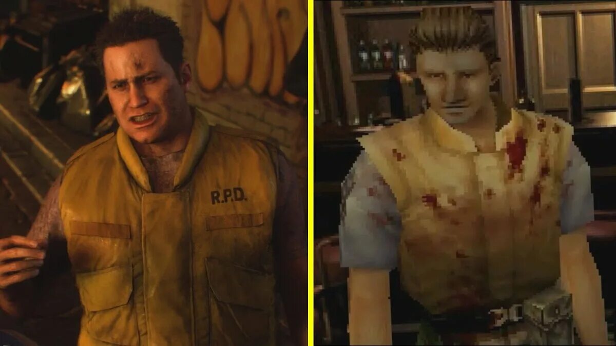 Резидент 3 оригинал. Брэд Викерс Resident Evil 3 Remake. Карлос резидент ивел 3 ремейк. Немезис Resident Evil 3 ремейк vs Original.