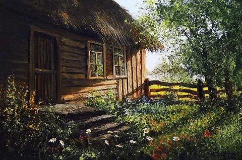 Текст летом в деревне