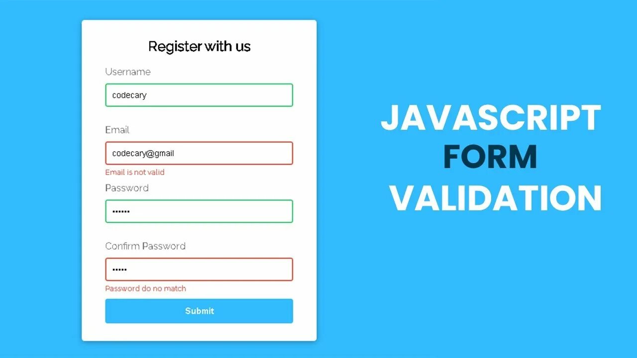 Form validation. Form Registration JAVASCRIPT. Js form validation. Форма js. Scripted format