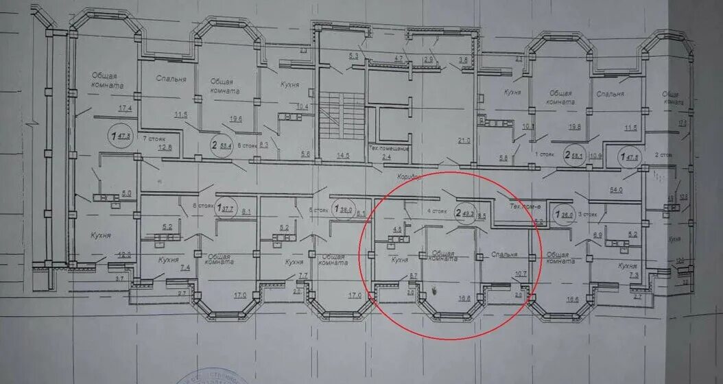 Купить 2-комнатную квартиру, 62.7 м² по адресу Хабаровск, Советская улица, 10к1,