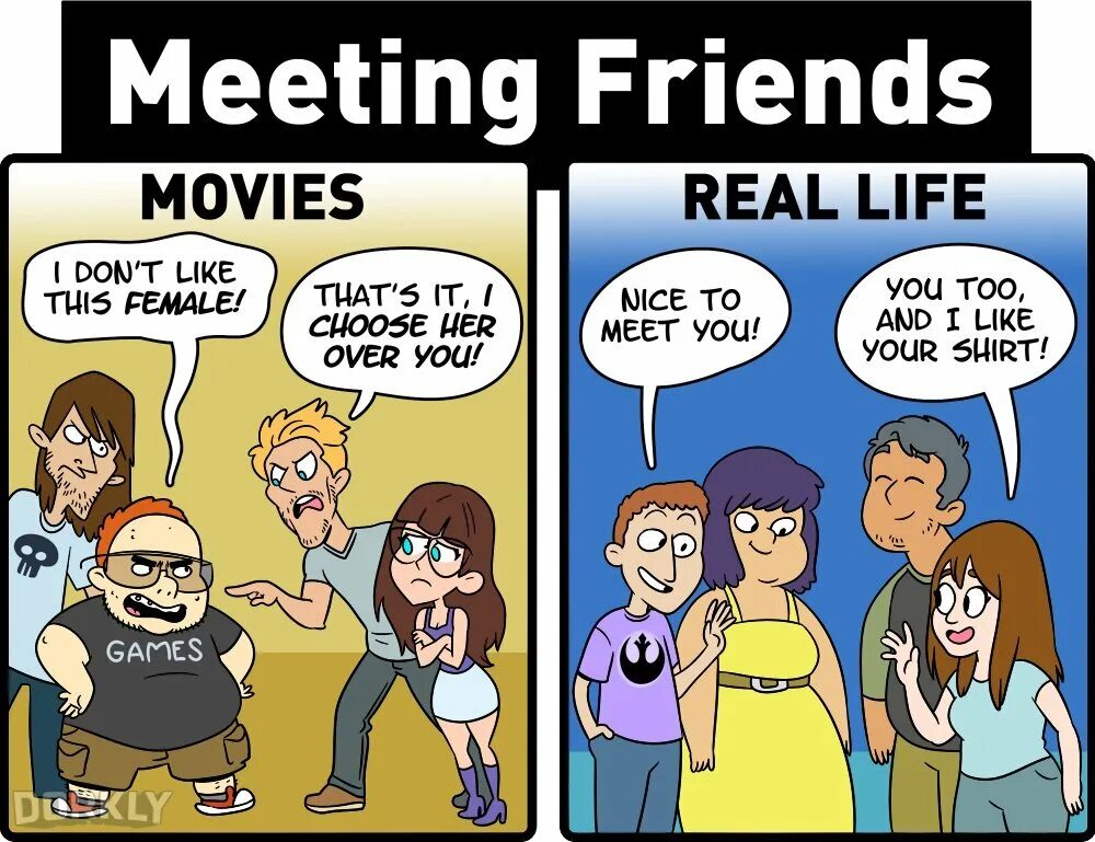 Friends don t like that. Your boyfriend комиксы. Real Life comixes. Comic Life. Комиксы про друзей.