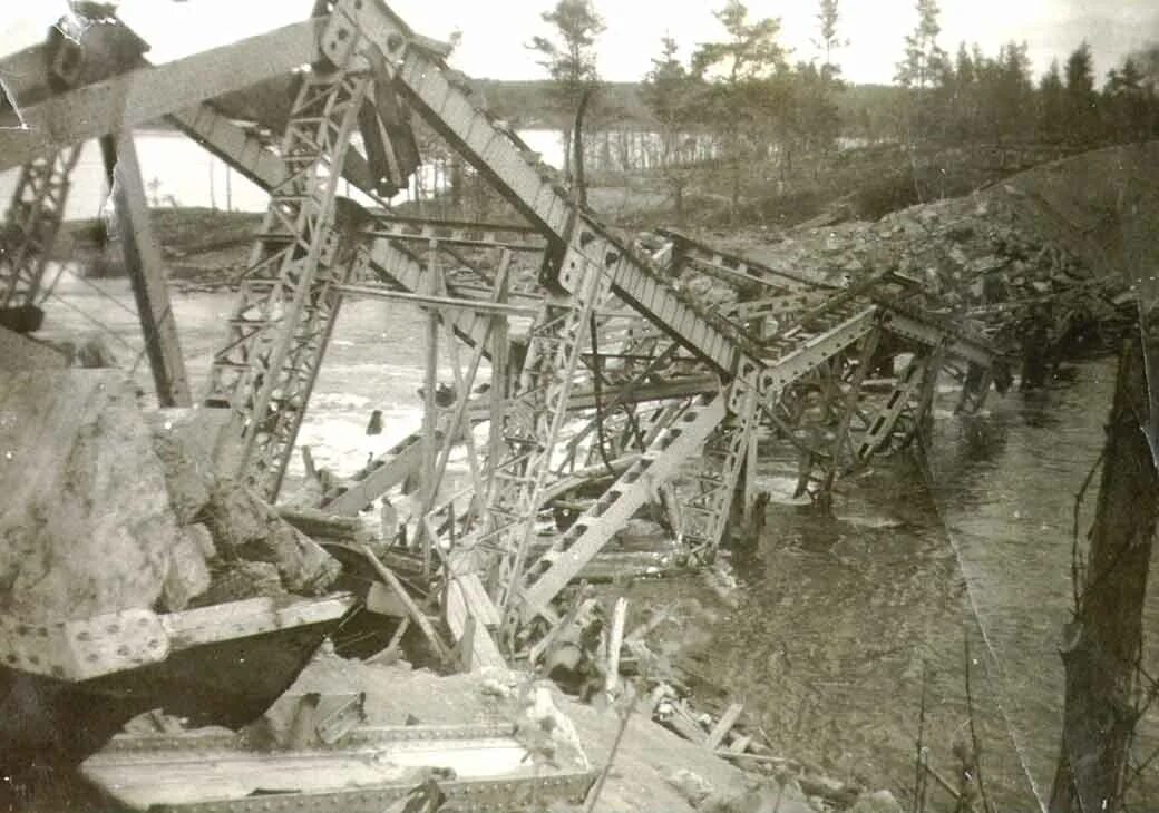 Операция железная дорога. Кивиниеми 1939. Взрыв ЖД моста партизанами ВОВ. Мосты ВОВ 1941-1945. Партизаны взрывают мост 1941-1945.