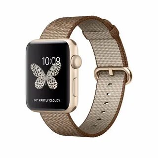 Gold aluminium case apple watch