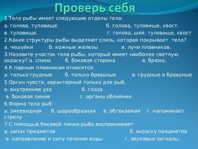 Слизь которую выделяют рыбы. Назовите участок тела рыбы который имеет наиболее светлую окраску. Слизь, которая покрывает тело рыб, вырабатывается. Слизь которой покрыта рыба выделяется