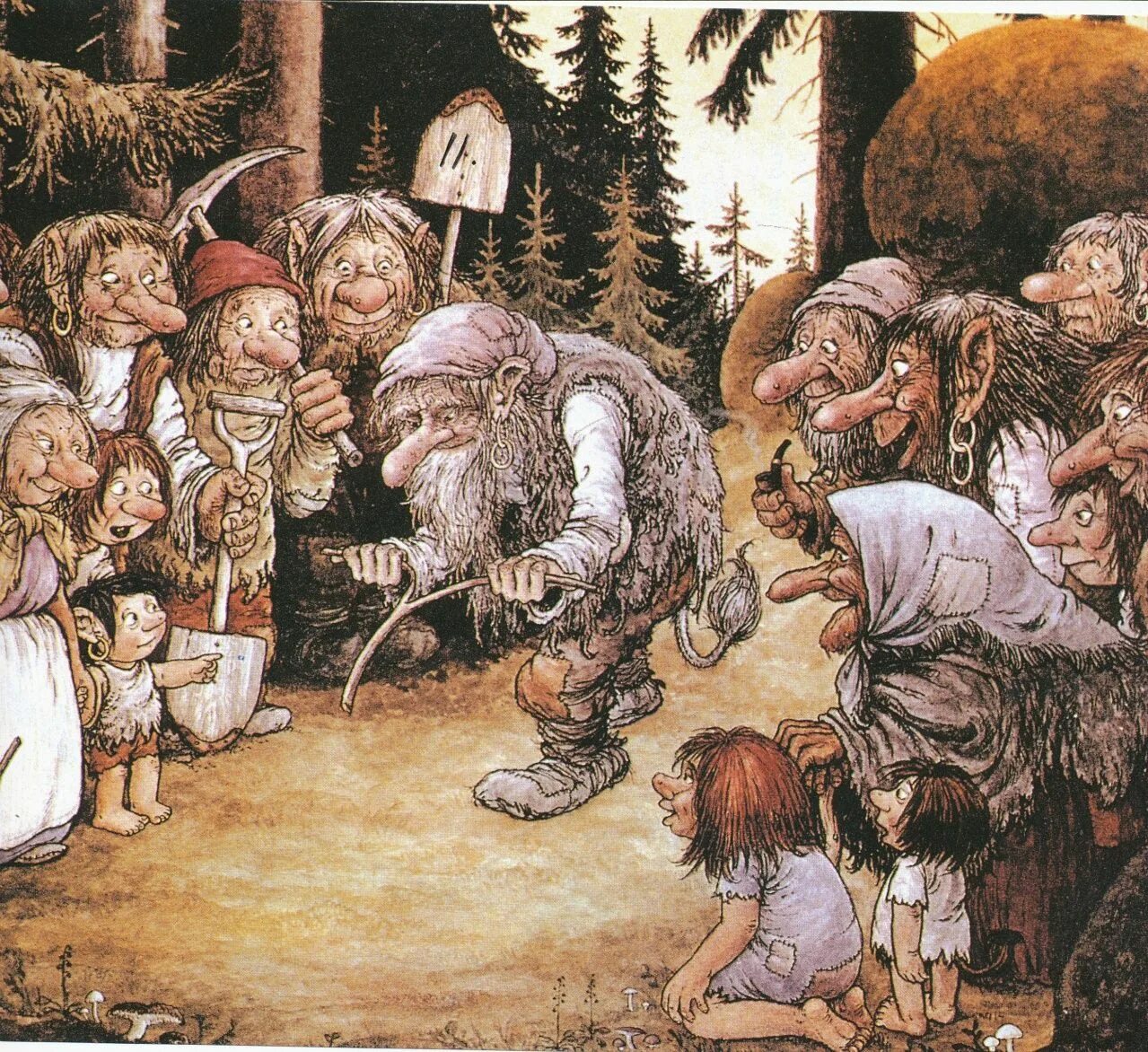 Рольф йонас лидберг. Рольф лидберг иллюстрации рождество. Рольф лидберг иллюстрации. Гномы и тролли. Рольф лидберг иллюстрации.