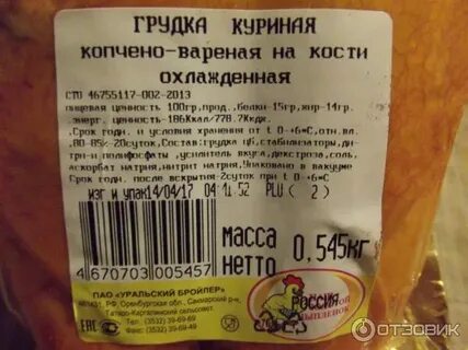 Сколько грамм в окорочке