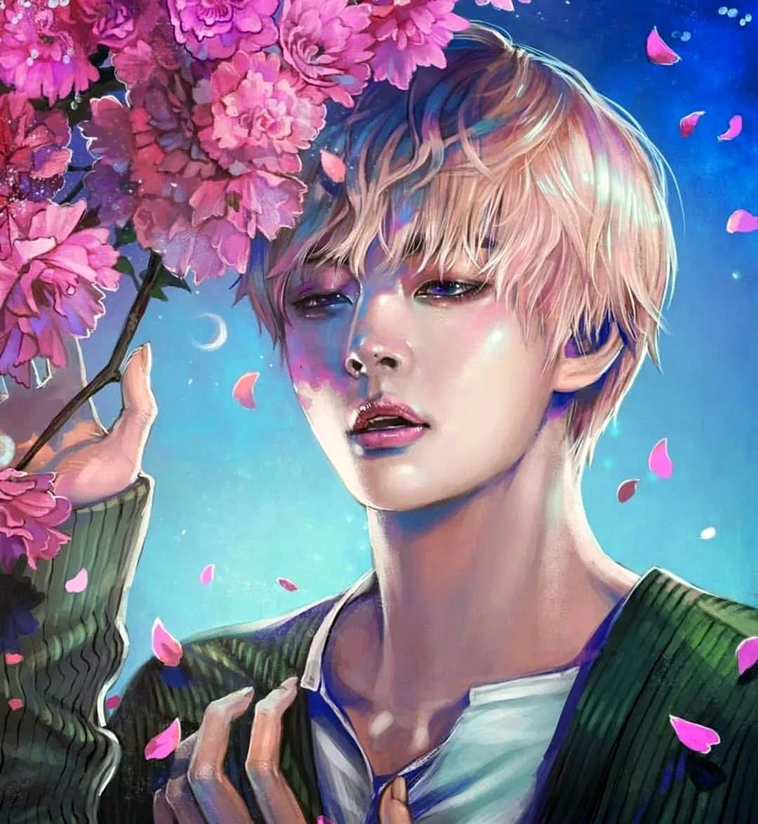 Арты бтс. Тэхён бтс арт. bts тэхен арт. ви бтс арт. тэхён кумихо.