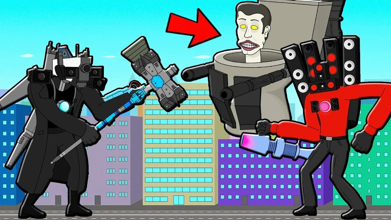 Animation мультика. Шип камерамена и спикермена. Камера мен. Шип камерамена и спикермена. Шип камерамена и спикермена.