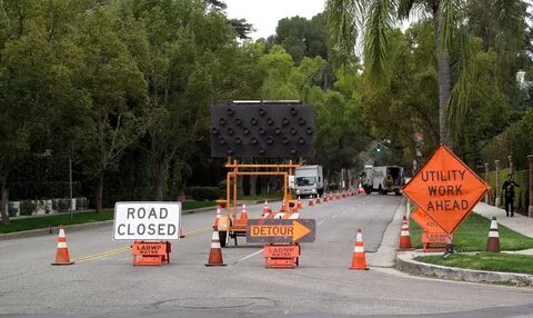 Road closed