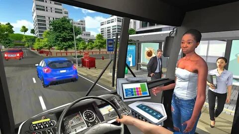 City bus driving