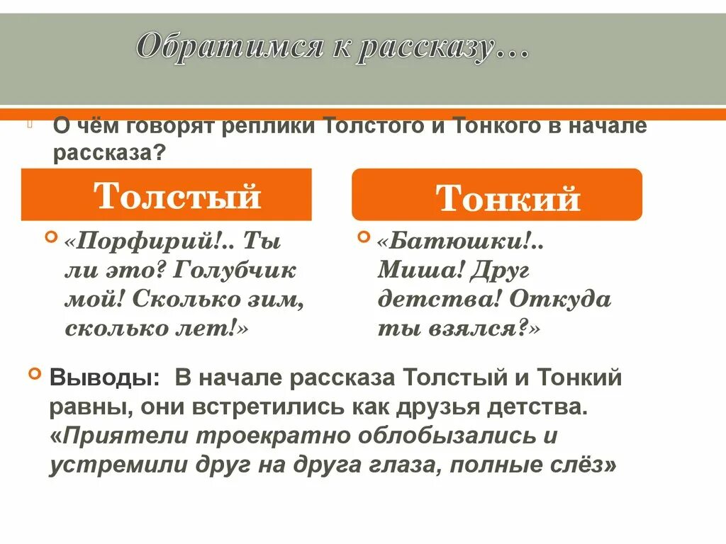 Толстый глазами тонкого. Речь героев Толстого и тонкого. Речевая характеристика Толстого из рассказа толстый и тонкий Чехов. Речь героев Чехова толстый и тонкий. Характеристика Толстого и тонкого 6 класс.