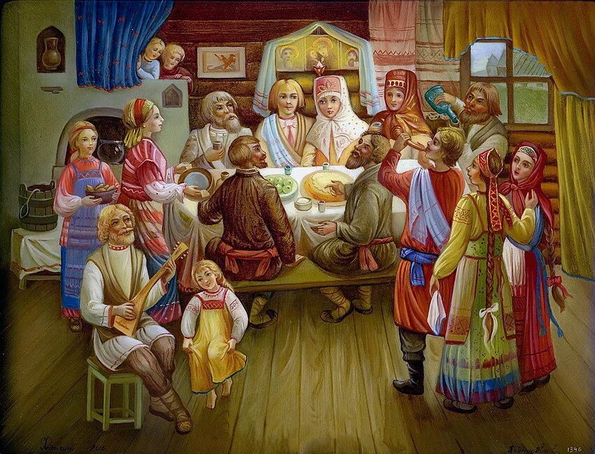 Как родня встречает лариных