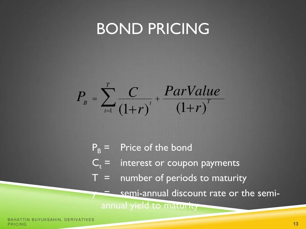 Bond prices