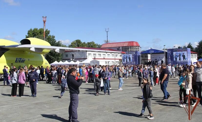 In Tyumen at the Plekhanovo airfield is the largest in Western Siberia air show 