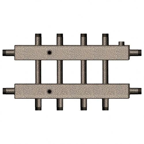 Коллектор с гидрострелкой stk-4 (1 1/4" - 1", 4 контура, 50квт). Гидрострелка на 5 контуров. Гидрострелка с коллектором на 5 контуров. Коллектор с гидрострелкой "Звездочка" stk-5s (1 1/4"/1", 5 контура, 80квт). Коллектор на 1 контур