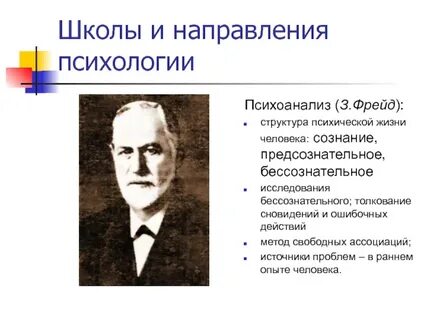 Психологическая школа основные представители