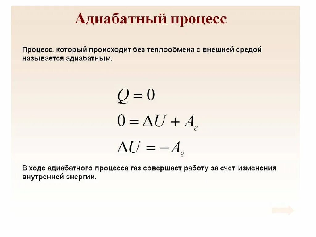 Энергия адиабатического расширения