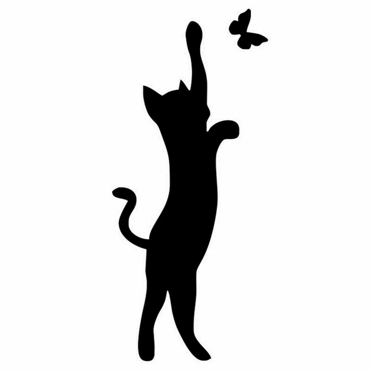 Черные картинки распечатать коты Cat silhouette, Cat vector, Free cats