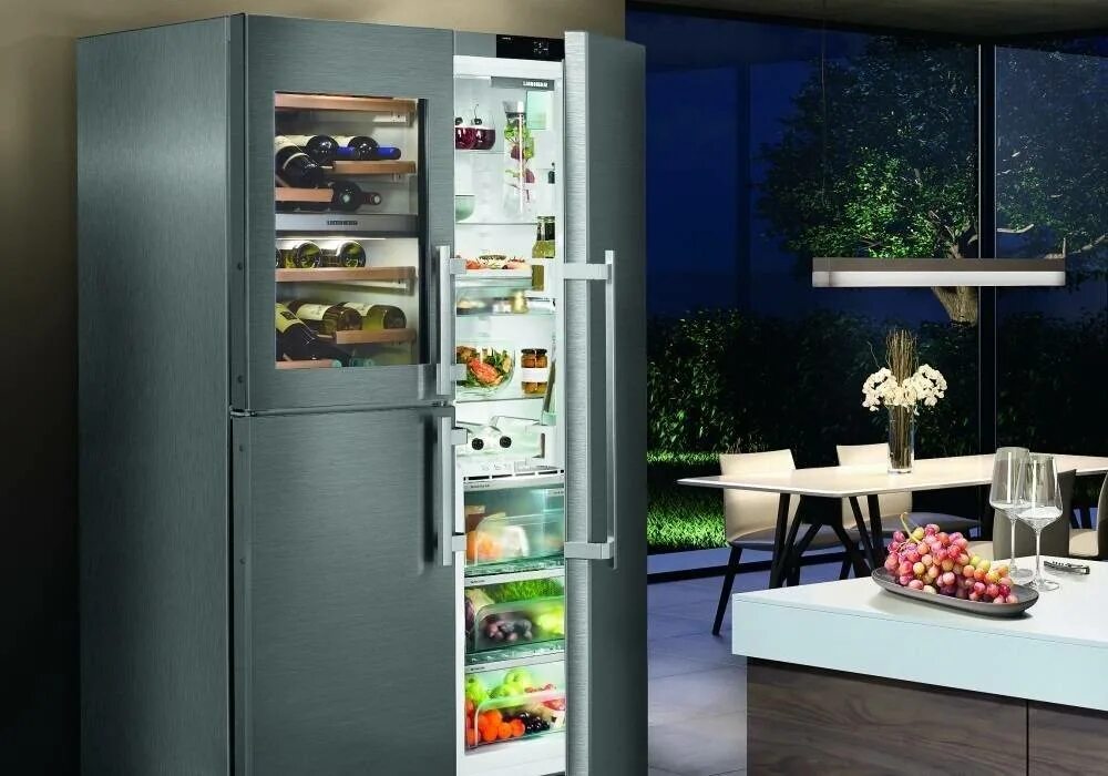 Какой холодильник лучше. Холодильник Liebherr SBSES 7253. Liebherr холодильник Side by Side с винным шкафом. Холодильник Liebherr SBSES 74s2. Холодильник (Side-by-Side) Gorenje nrs9182vxb1.